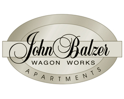 John Balzer Wagon Works Apartments logo.