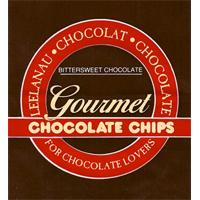 Leelanau Chocolat Chocolate Gourmet Chocolate Chunks logo.