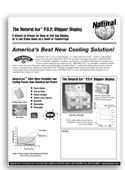 Natural Ice Stacker sell sheet.