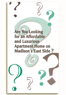 Sherman Glen Apartments direct mailer.