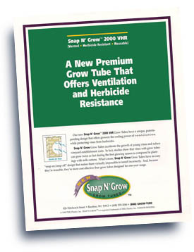 Teel Plastics, Inc. Snap-n-Grow flyer front.