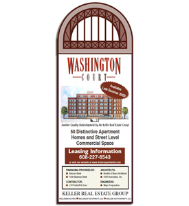 Washington Court Construction Sign.